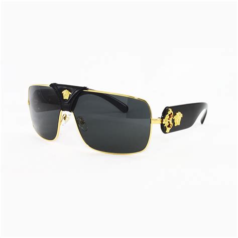 gold versace glasses men|men's Versace sunglasses with gold.